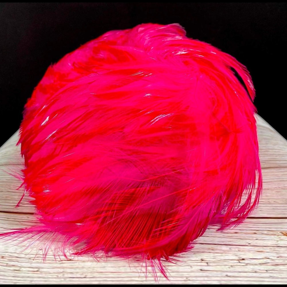 Dior feather hat